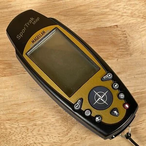 Magellan Sportrak Map Black 2.2" Handheld LCD Hiking GPS Navigator - For Parts - Picture 1 of 4