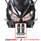 2X H7 LED Headlight Bulbs 6000K For Kawasaki Ninja 650R 2006-2011 650 2012-2019