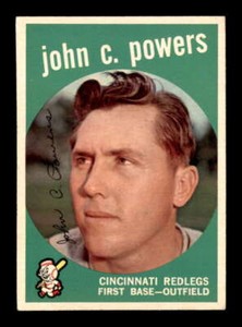 1959 Topps #489 John Powers   EX/EX+ X2518407