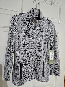 Erin London Women's Wave Black & White Blazer Jacket Size XS, Dressy, Work - Picture 1 of 8