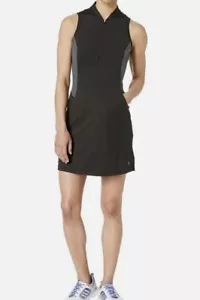 Adidas Women’s Knit Short Black Sports Dress Size Medium Golf - Picture 1 of 9