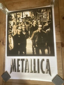 METALLICA RARE 1997 SPLASH POSTER NR MINT NEW OLD STOCK THRASH METAL FREE POST - Picture 1 of 9