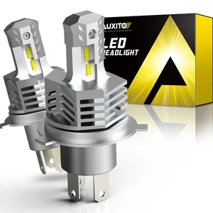 AUXITO H4 9003 LED Headlight Bulbs Kit 6000K White High Low Beam Error Free EXD - Picture 1 of 11