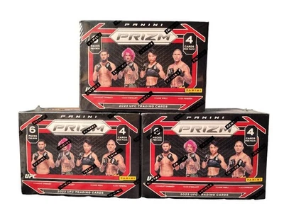 2023 Panini Prizm UFC бластер коробка (лот из 3) в заводской упаковке/нераспечатанный - Изображение 1 из 4