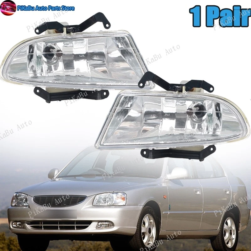 1 пара противотуманных фар передний бампер противотуманные фары для HYUNDAI Accent седан 2000-2002 - Изображение 1 из 4