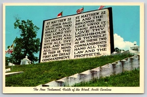 The New Testament Fields of the Wood North Carolina NC Chrome 1962 Postkarte - Bild 1 von 2