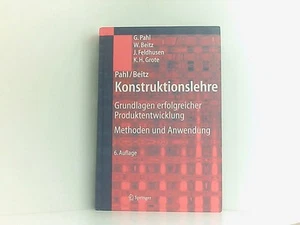 Pahl/Beitz Konstruktionslehre: Grundlagen erfolgreicher Produktentwicklung. Meth - Bild 1 von 1