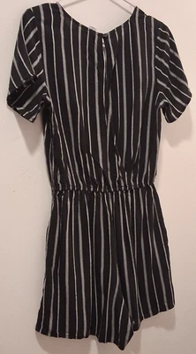 Mameluco antiguo azul marino a rayas para mujer Foto 1 de 4