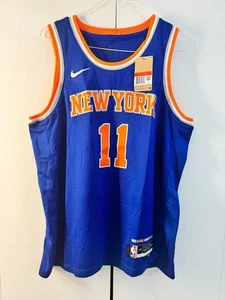New York Knicks Jalen Brunson Men's Bue Jersey - Picture 1 of 5