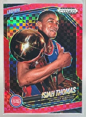 Isiah Thomas 2024 Panini Prizm Negro #293 Rojo Power Legends/75 Foto 1 de 3