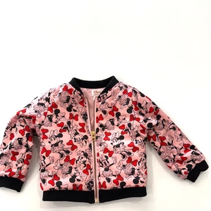 Disney Minnie Mouse Pink Girls Jacket Toddler Size 2T - Picture 1 of 8