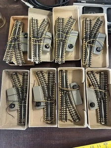 Vintage Marklin 3600 MW Switches - Lot of 8 in original boxes - Picture 1 of 9
