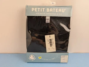 Neu mit Etikett Petit Bateau Manches extra langes T-Shirt schwarz Größe 18 ans - Bild 1 von 9