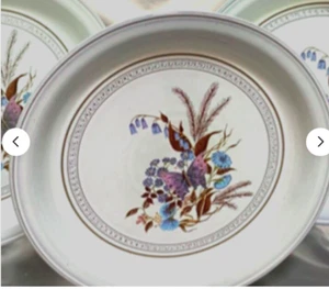 Denby, Lorraine. SET of 3 Smaller Dinner Plates 23cm. Vintage 1975. FREE Post UK - Picture 1 of 3