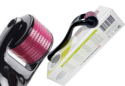 Derma Micro Skin Roller 1.5 毫米抗衰老、疤痕、胡须、脱发 (540 针) — 第 1/4 张图片