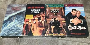 Oceans Eleven, The Perfect Storm, Out to Sea, and My Cousin Vinny VHS LOT - Picture 1 of 2