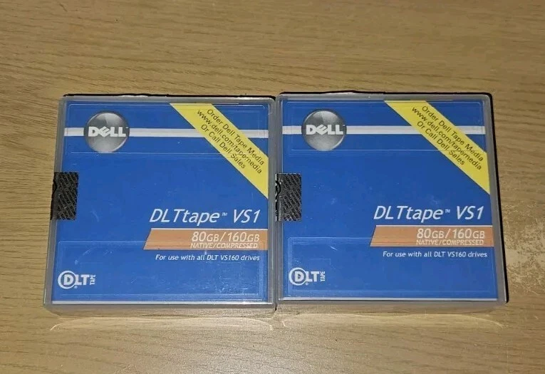 Dell DLTtape VS1 Data Tape Cartridges 80GB / 160GB  - Image 1 of 1