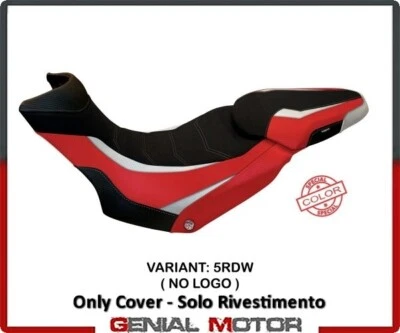Funda sillín asiento Lux Ultragrip rojo-blanco DUCATI MULTISTRADA 1200 ENDURO 16>2021 Foto 1 de 2
