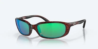 Costa Del Mar Brine Tortoise/Green Mirror 580G Polarized Glass 59 mm Sunglasses - Image 1 of 4