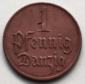 Danzig Free City 1 Pfennig 1923 - Picture 1 of 2
