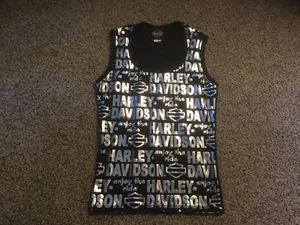 Pre Owned Harley Davidson Womens Small Enjoy the Ride Tank Top.  Myrtle Beach. - Picture 1 of 4