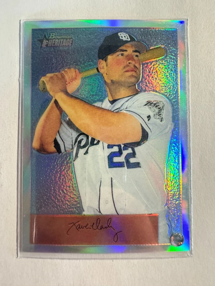 K206,339 - 2002 Bowman Heritage Chrome Refractors #109BHC Xavier Nady #/350 - Image 1 of 1