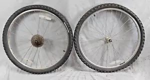 AlexRims Y2000 26" MTB Bike Wheel Set 135/100 8 Speed Hyperglide Gravel ShipsUSA - Picture 1 of 21