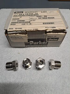 ADAPTADOR HIDRÁULICO PARKER 3/8 X 1/8 PTR-SS 3/8-1/8 - Imagen 1 de 1