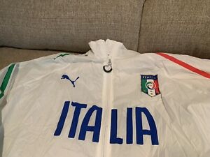 Italia Italy Soccer World Cup Walk Out Jacket Puma Xl Rare HTF FIGC