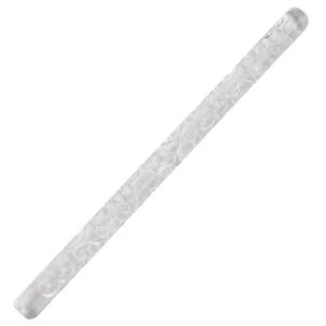 Fondant Cake DIY Non-stick Rolling Pin Transparent 16cm Flower Vine Print Design - Picture 1 of 7