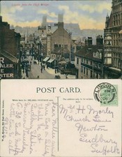 Lincoln From The High Bridge 1906 SOTN Cancel WK Morton Local PUblisher