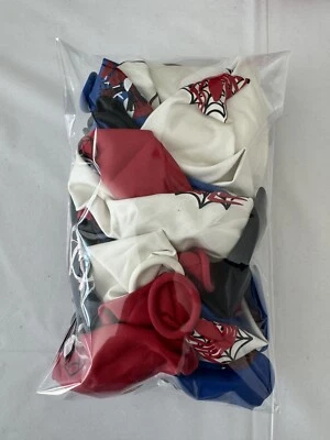 Globos de látex de cumpleaños Spider-Man 16 piezas, superhéroe. Foto 1 de 3