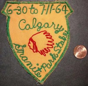 BSA BSC 1964 GRANITE PARK STAKE CALGARY CANADIAN CLOTH POCKET PATCH VINTAGE - Picture 1 of 4