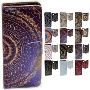 For OPPO Series - Mandala Pattern Theme Print Wallet Mobile Phone Case Cover #5 - Picture 1 of 24