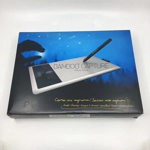 Wacom Bamboo Capture Pen & Touch Pad CTH470M KSO-A642 Adobe Photoshop Elements - Picture 1 of 16