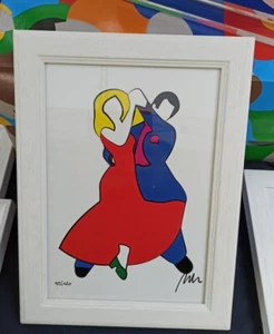 MARCO LODOLA 29,5×21 serigrafia su cartoncino certificato a norma di legge" - Foto 1 di 6