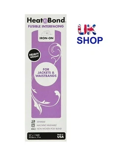 Heat n Bond Iron On Heavy Weight Stabilizer, Fusible, 40" X 77" Heat and Bond - Picture 1 of 1