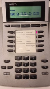Agfeo ST21 UP0 Systemtelefon silber - Afbeelding 1 van 6