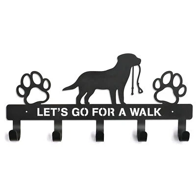 Dog Leash Holder for Wall Key Rack Hanger Holder Entryway Organizer Hooks Decor - Image 1 of 4