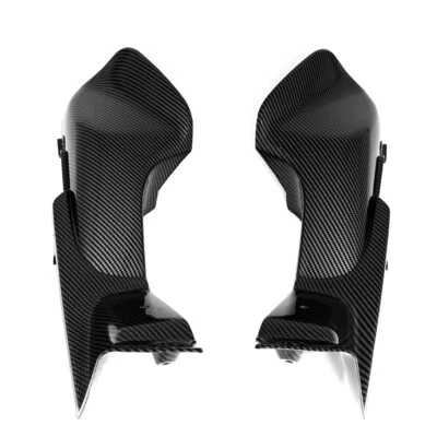 Carenado de cubierta de ventilación de admisión de aire delantero de fibra de carbono para Honda CBR600F4i 2001-2006 Foto 1 de 4