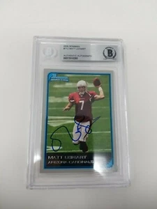 Matt Leinart Signed 2006 Bowman ROOKIE Card #112 BAS Slabbed Auto Signed  - Picture 1 of 1