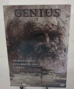 Genius: Charles Darwin / Leonardo Da Vinci / Galileo 3-Disc DVD VIDEO NEW SEALED - Imagen 1 de 5