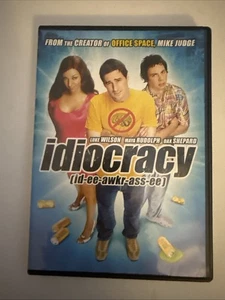 Idiocracy DVD Movie - Luke Wilson, Maya Rudolph, and Dax Shepard- Cult Classic - Picture 1 of 3