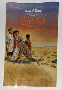 Cheetah and Friends Vintage Disney Poster – 18x27 African Adventure Art (1989) - Picture 1 of 2