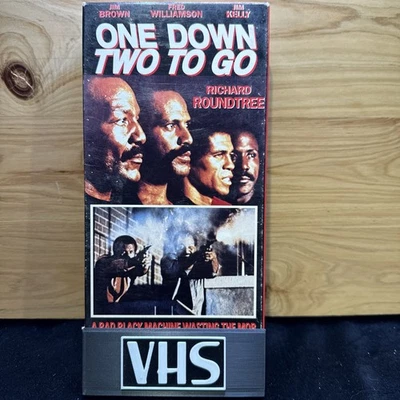 ONE DOWN, TWO TO GO VHS * Buy 2 Get 1 Free - Bundle Shipping Discount - Image 1 of 2