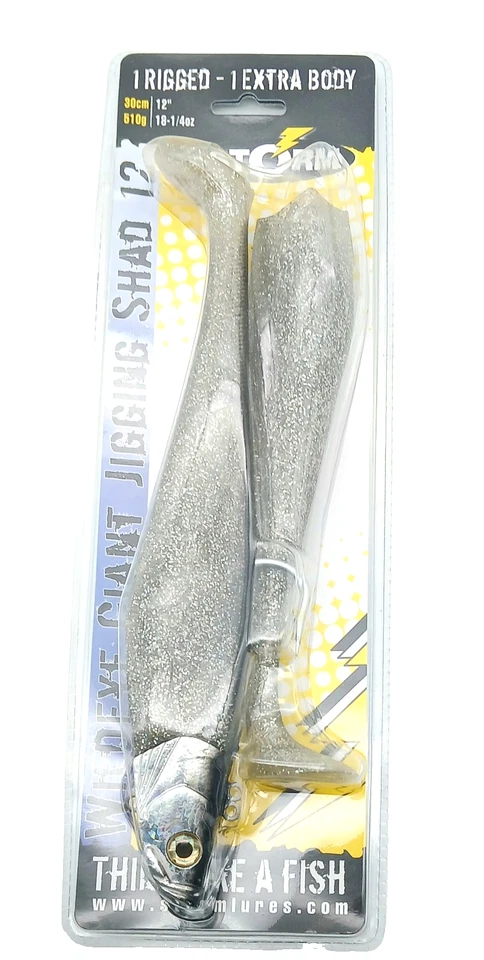 Heilbuttköder STORM WILDEYE GIANT JIGGING SHAD 30cm 510g für Norwegen Island - Bild 1 von 1