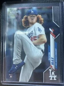 2020 Topps Chrome - Dustin May #176 (RC) - Picture 1 of 2