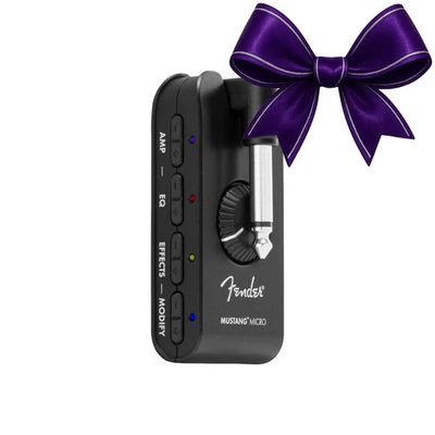 Micro amplificador de guitarra Fender Mustang con DSP incorporado y ecualizador ajustable Foto 1 de 4