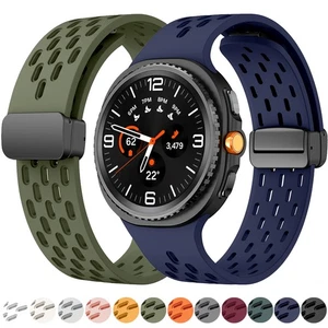SiliconeSport Band Magnetic Strap For Samsung Galaxy Watch 8 40mm 44mm/8 Classic - Picture 1 of 72