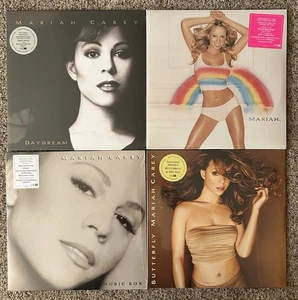 4 Mariah Carey LP Records - Daydream, Rainbow, Butterfly, Music Box - NEW Vinyl - Picture 1 of 2